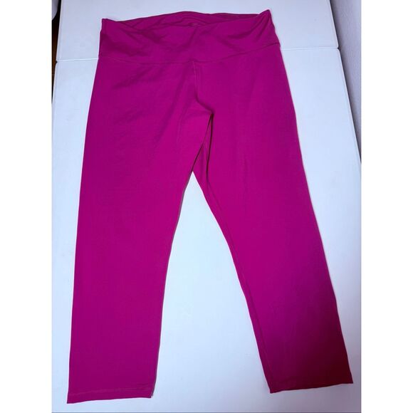 Old Navy Active PowerPress Go Dry Women’s High Rise Leggings Size XXL Tall Pink - Picture 4 of 10
